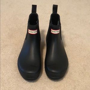 Hunter Chelsea Boot Black Size 9